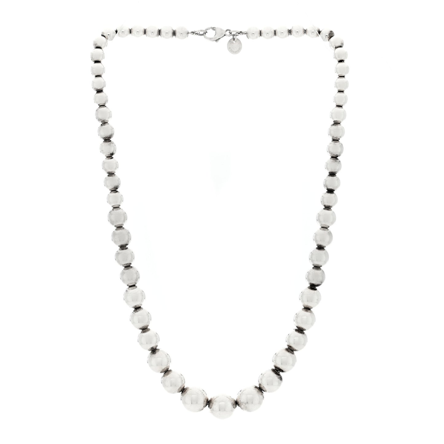 Sterling Silver HardWear Graduated Ball Necklace