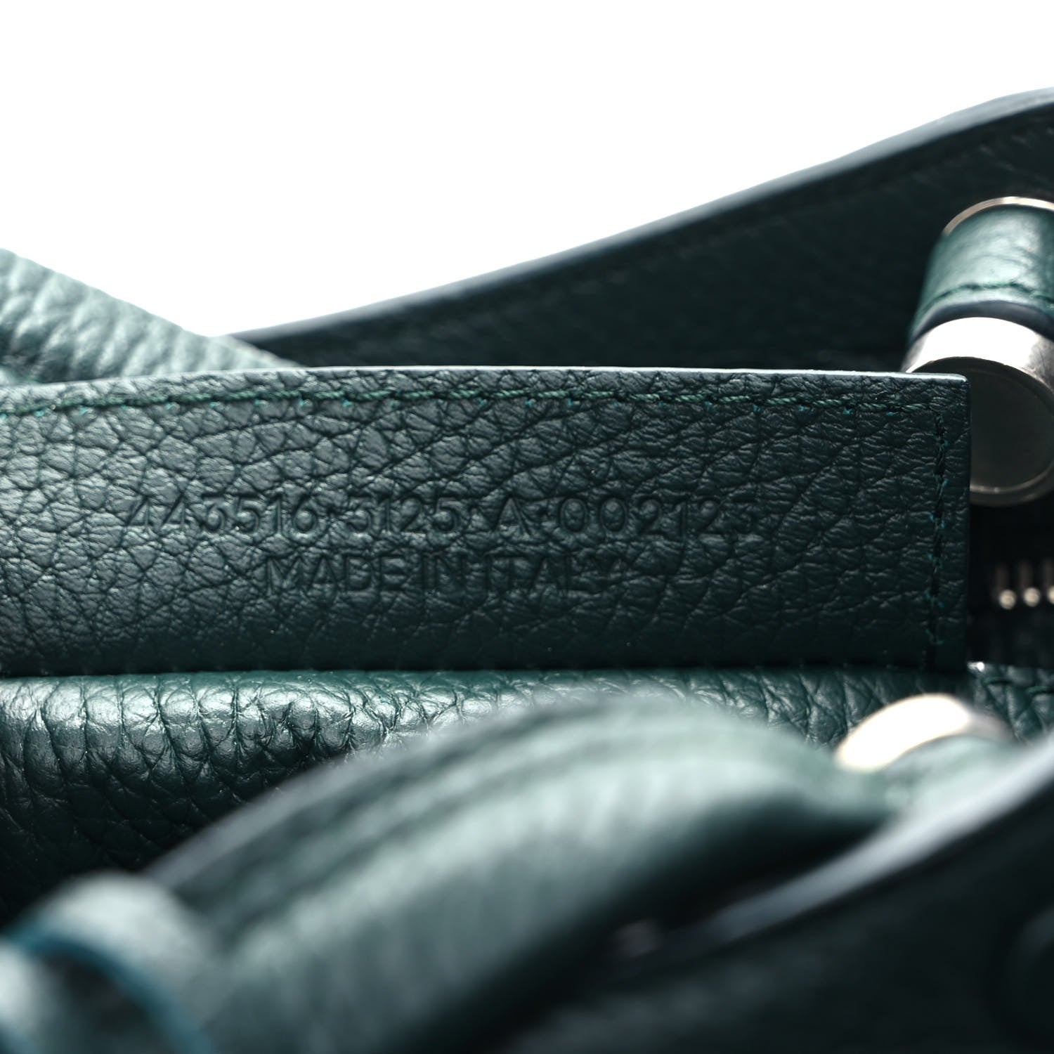 Balenciaga Veau Grana Perforated Blackout Hardware S City Verde 7 of 9