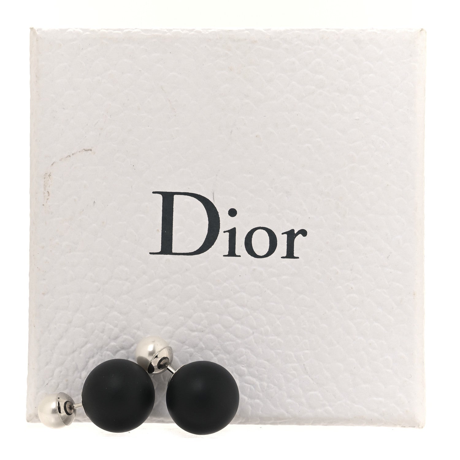 Christian Dior Mise En Dior Tribal Earrings Matte Black 5 of 5