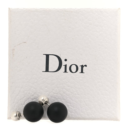 Christian Dior Mise En Dior Tribal Earrings Matte Black 5 of 5