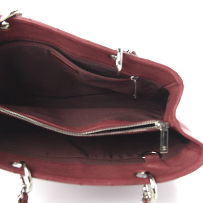 Chanel Caviar Quilted Grand Shopping Tote GST Dark Red 6 of 11