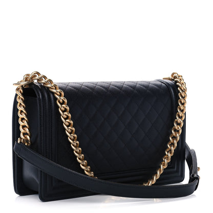 Chanel Caviar Quilted New Medium Boy Flap Black 2 of 10