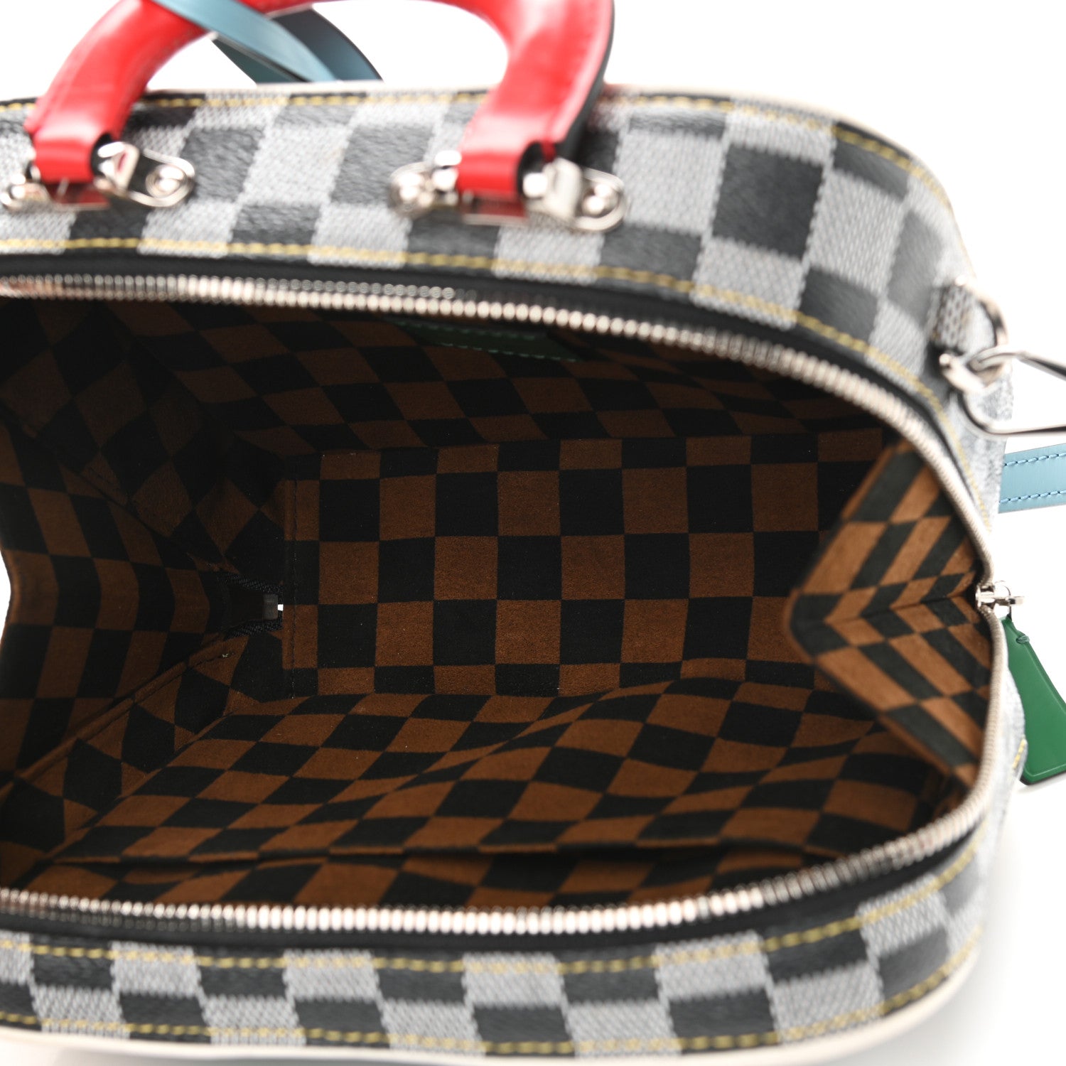 Louis Vuitton Damier Valisette BB Black White 5 of 9