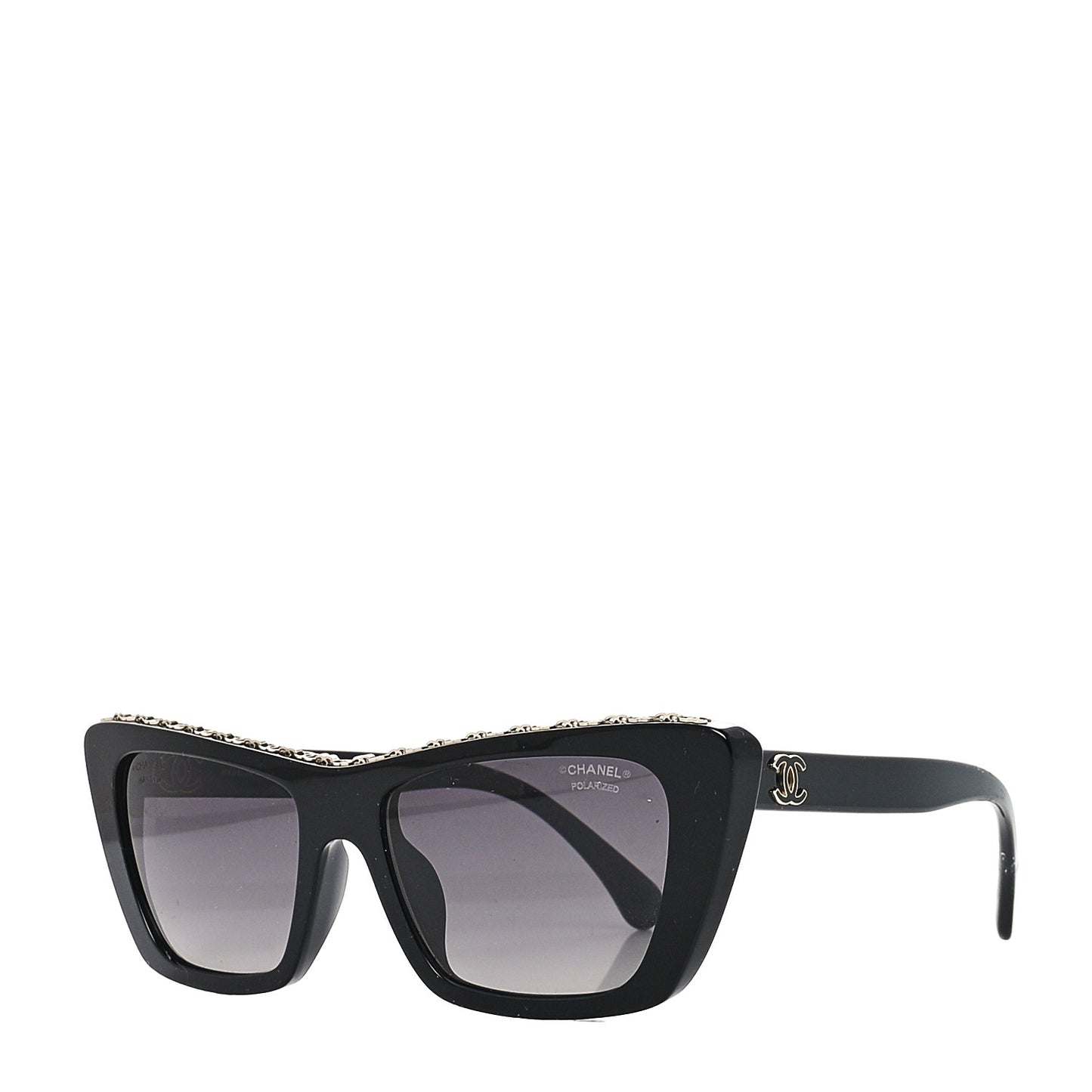 Acetate Butterfly Sunglasses 5540-A Black