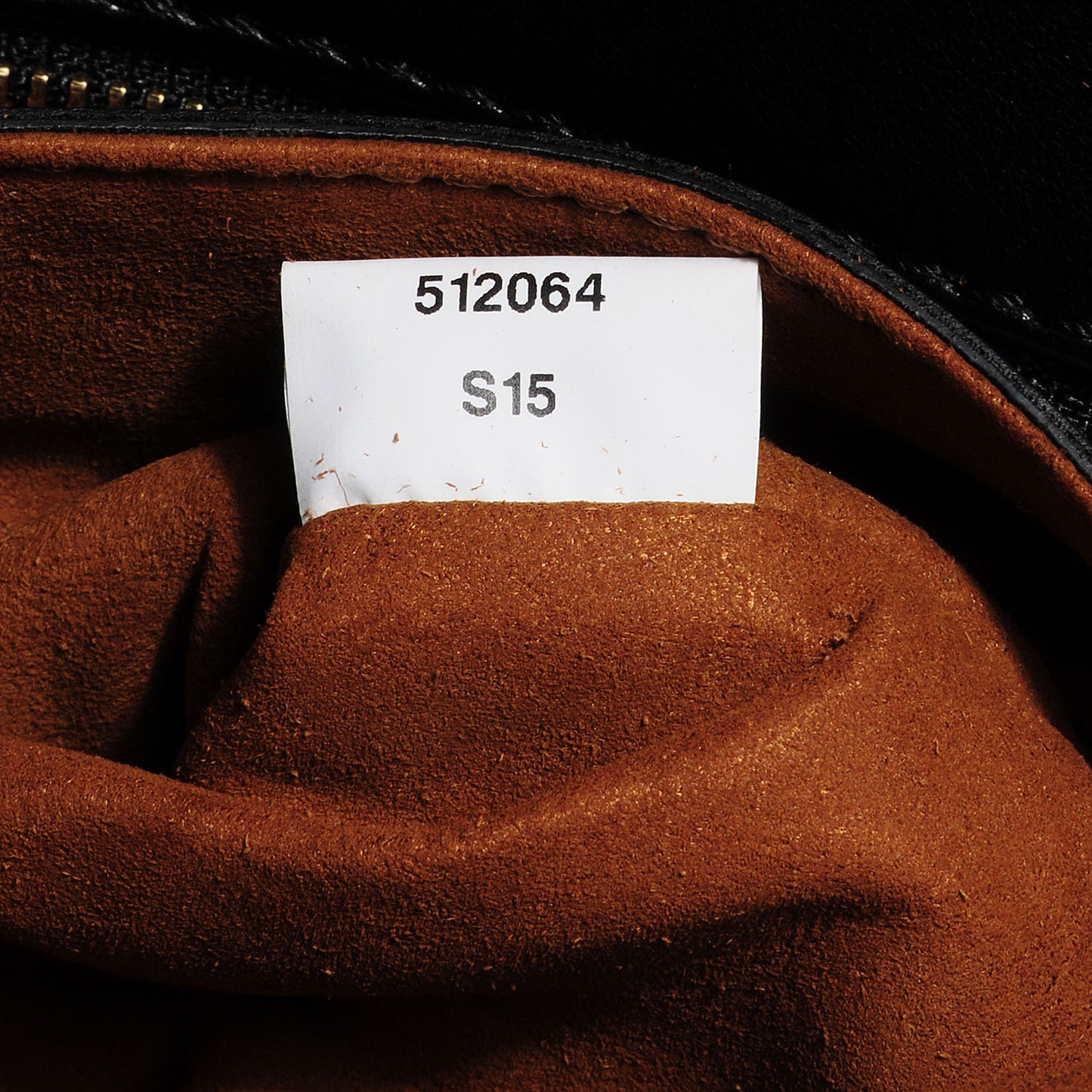 Faux Leather Small Cavendish Zipper Tote Black