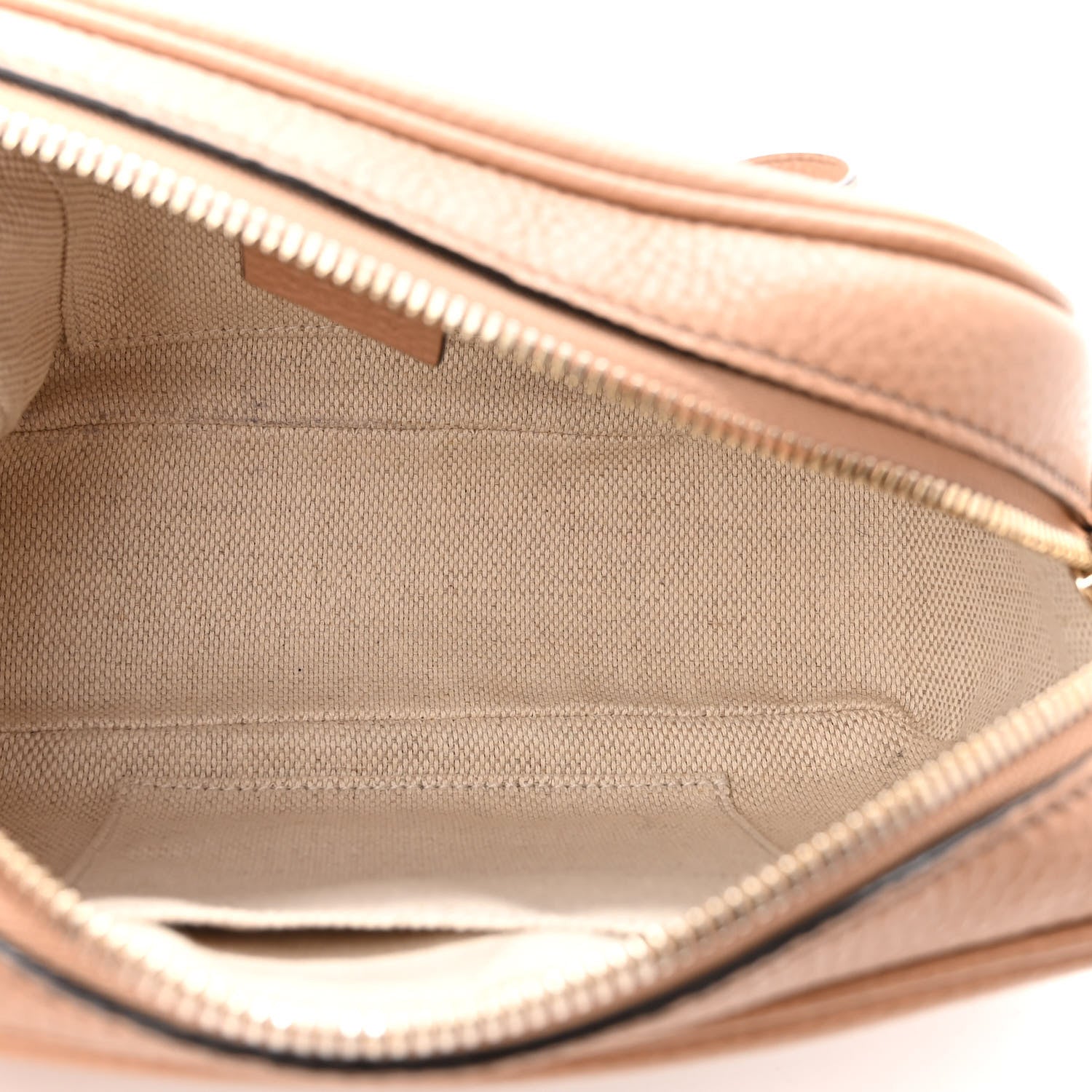 Gucci Pebbled Calfskin Small Soho Disco Bag Camelia 5 of 10