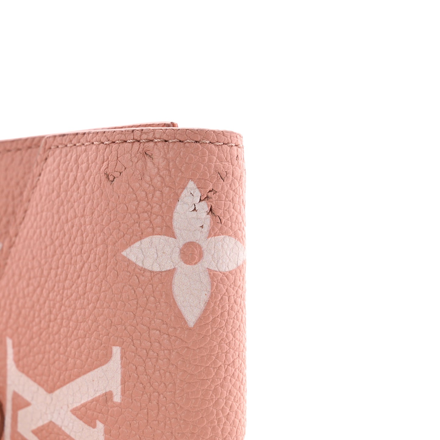 Empreinte Monogram Giant Victorine Wallet Rose Trianon Creme