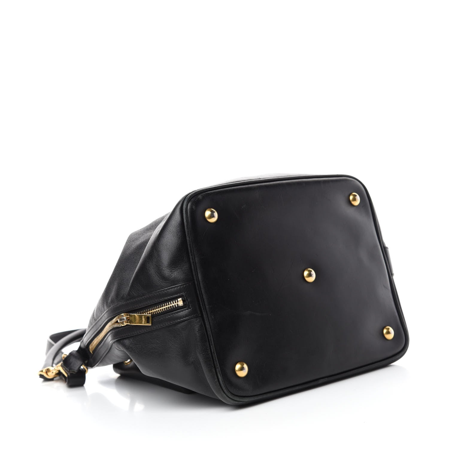 Saint Laurent Calfskin Large Emmanuelle Bucket Bag Black 4 of 13