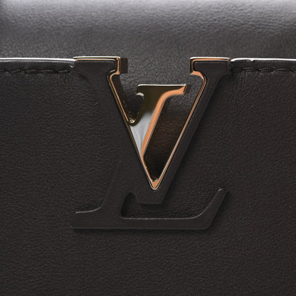 Louis Vuitton Smooth Calfskin Capucines MM Souple Chocolate 7 of 9