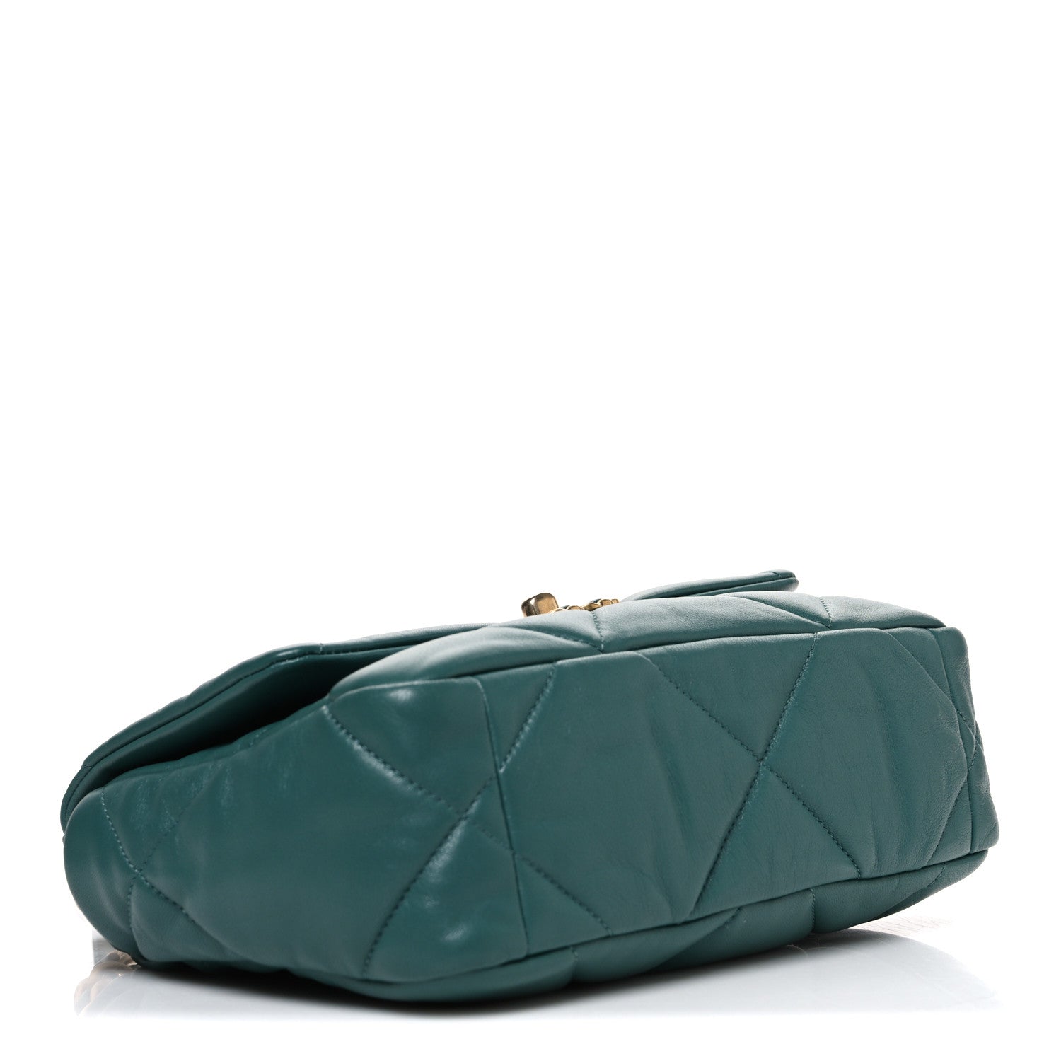 Chanel Lambskin Quilted Medium Chanel 19 Flap Green 3 of 9