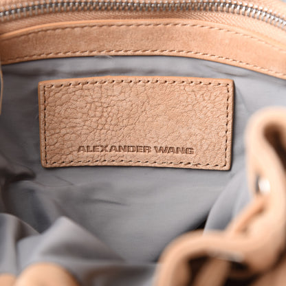 Alexander Wang Nubuck Mini Marti Backpack Bag Beige Rhodium Hardware 5 of 11