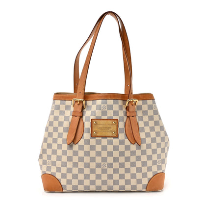 Louis Vuitton Damier Azur Hampstead MM 1 of 21