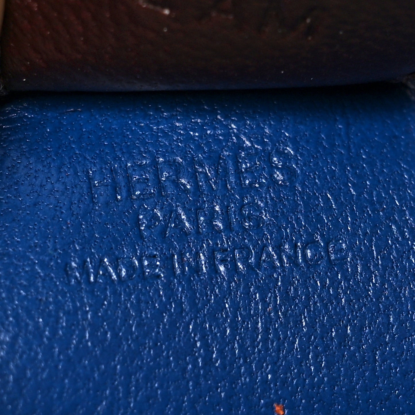Milo Lambskin Grigri Rodeo Horse Bag Charm PM Bleu France Cornaline Rouge Sellier