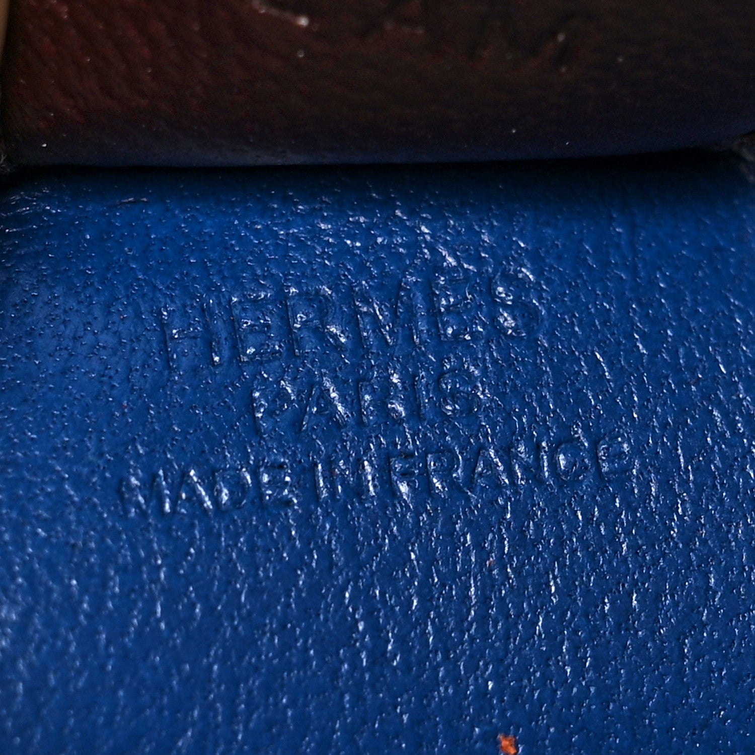 Hermes Milo Lambskin Grigri Rodeo Horse Bag Charm PM Bleu France Cornaline Rouge Sellier 3 of 4