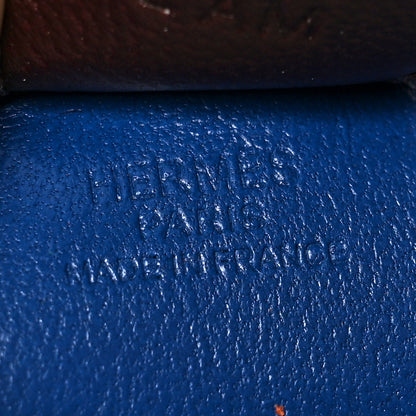 Hermes Milo Lambskin Grigri Rodeo Horse Bag Charm PM Bleu France Cornaline Rouge Sellier 3 of 4