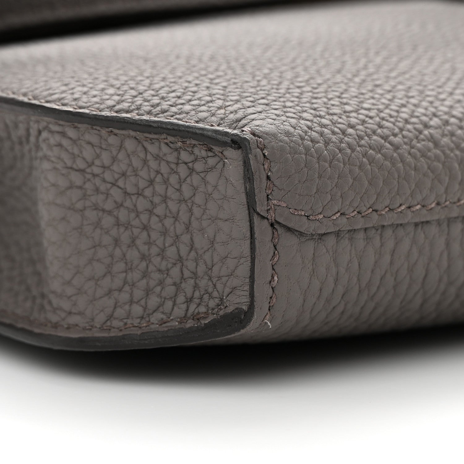 Hermes Togo Kelly Depeches 25 Pouch Etain 6 of 8