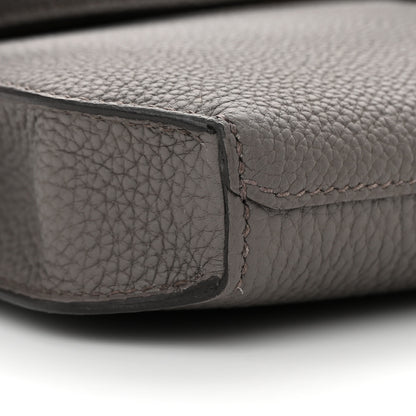 Hermes Togo Kelly Depeches 25 Pouch Etain 6 of 8