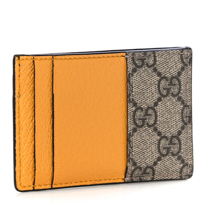 Gucci GG Supreme Monogram Neo Vintage Card Holder Beige Crop New Acero 3 of 10