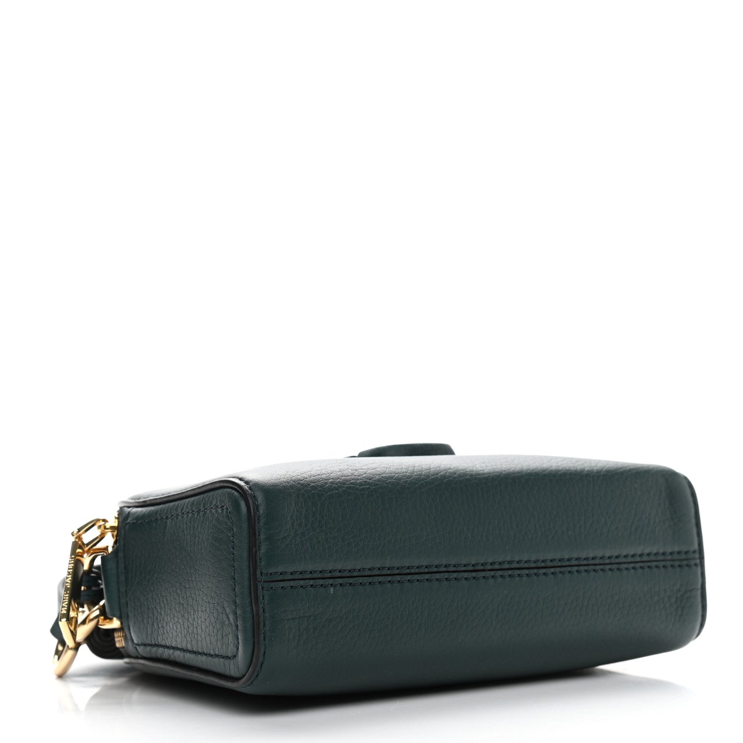 Calfskin Shutter Camera Crossbody Bag Cypress