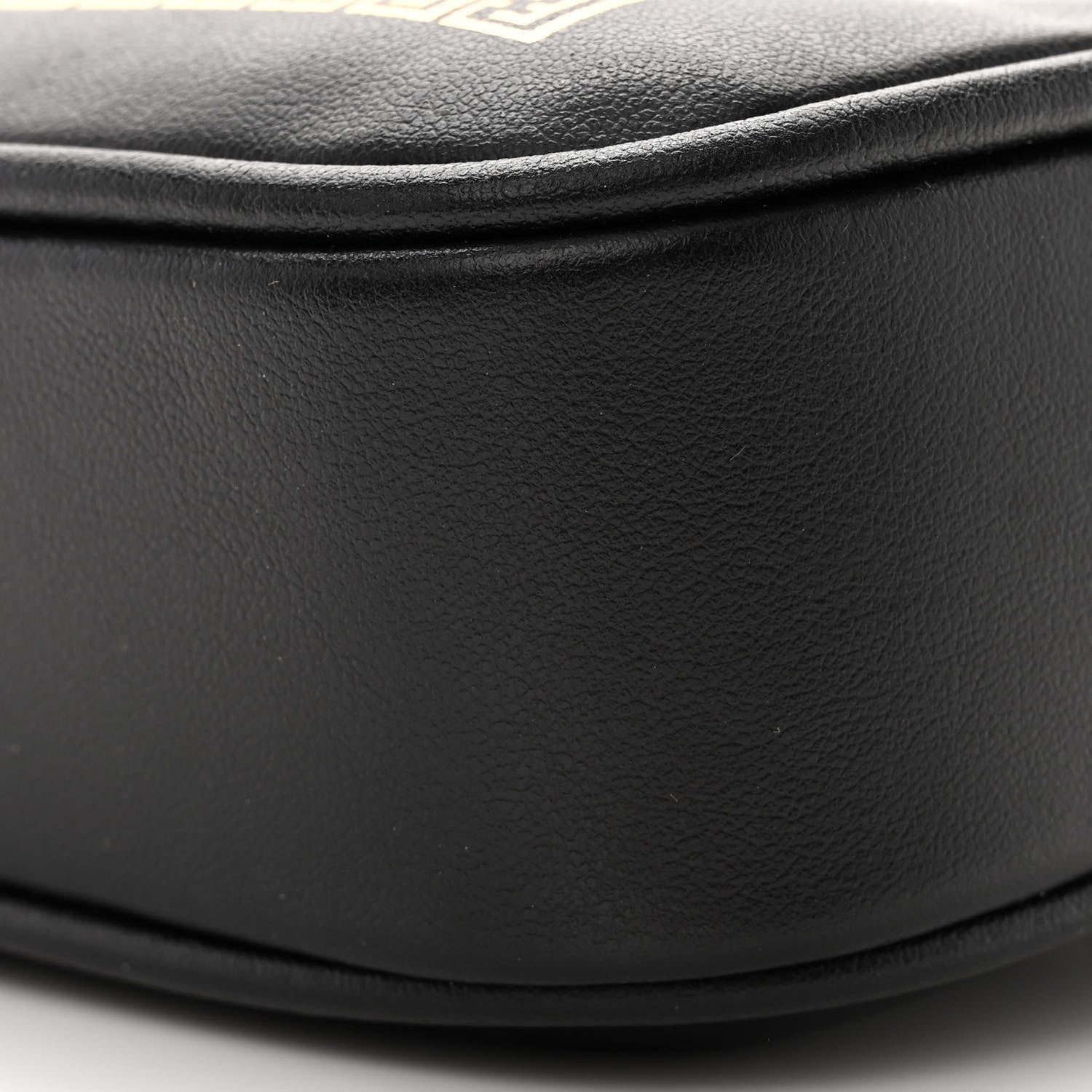 Fendi X VERSACE Vitello Cover Fendace Medusa Small Camera Case Black Gold 10 of 10