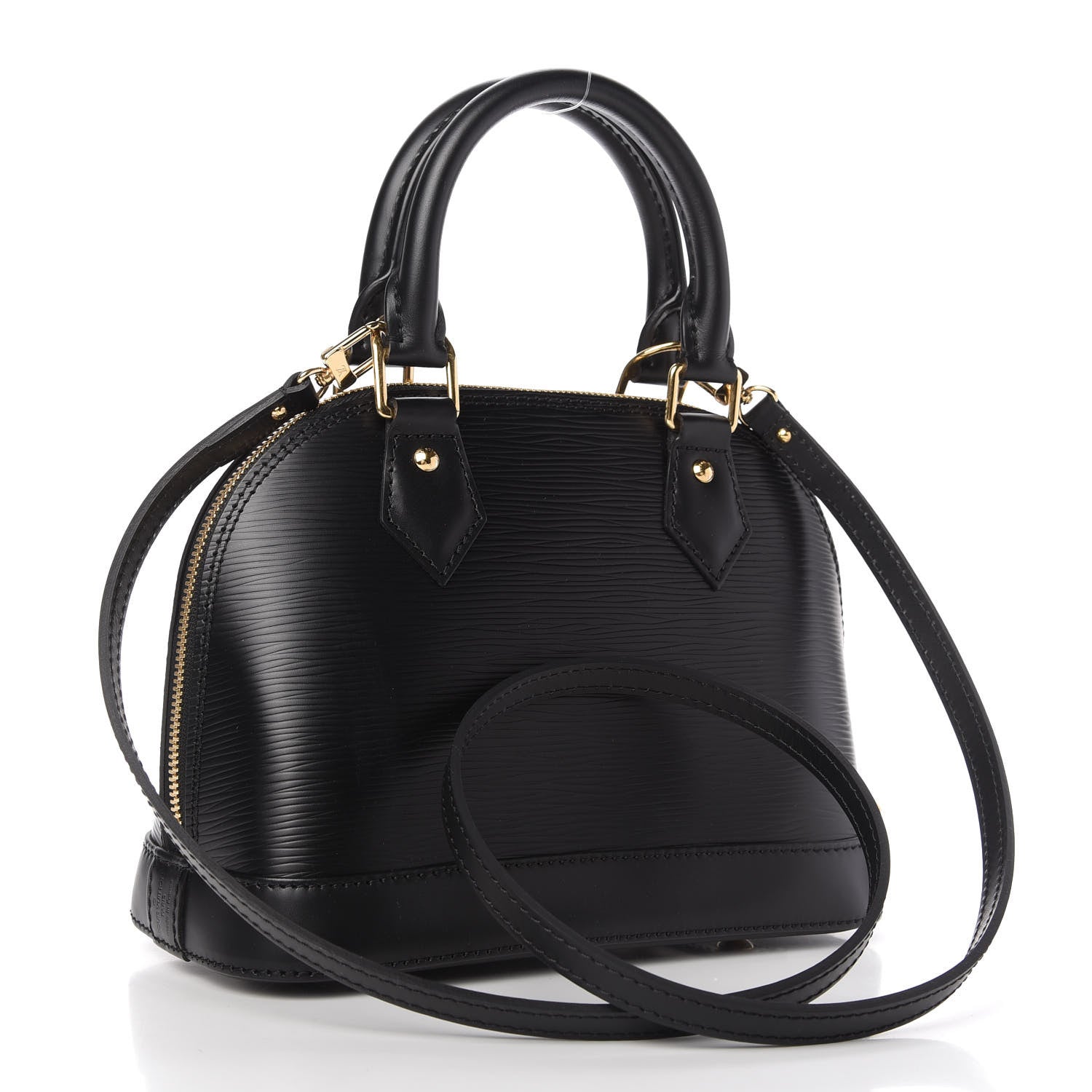 Louis Vuitton Epi Blooming Flowers Alma BB Black 3 of 9