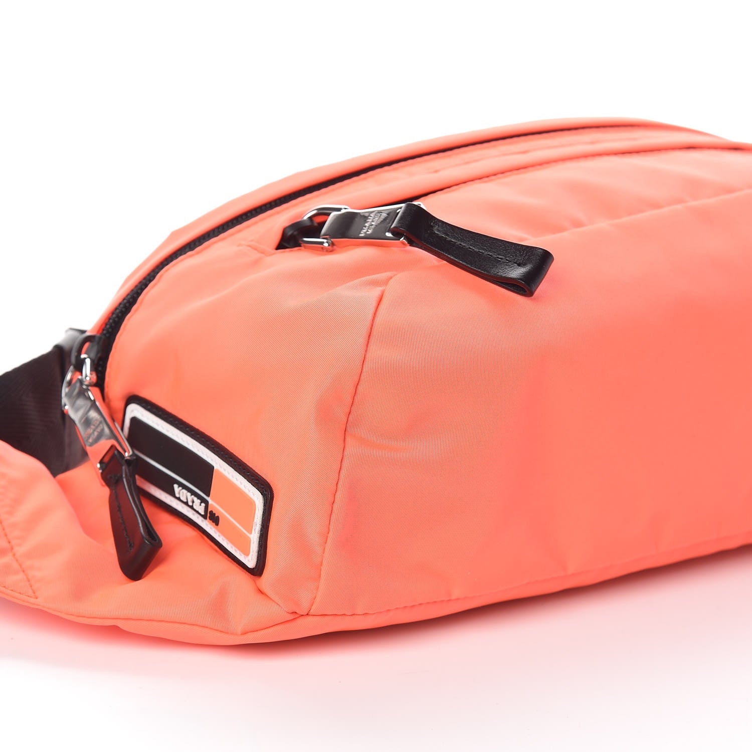 Prada Nylon Montagna Belt Bag Arancio Fluo 8 of 9