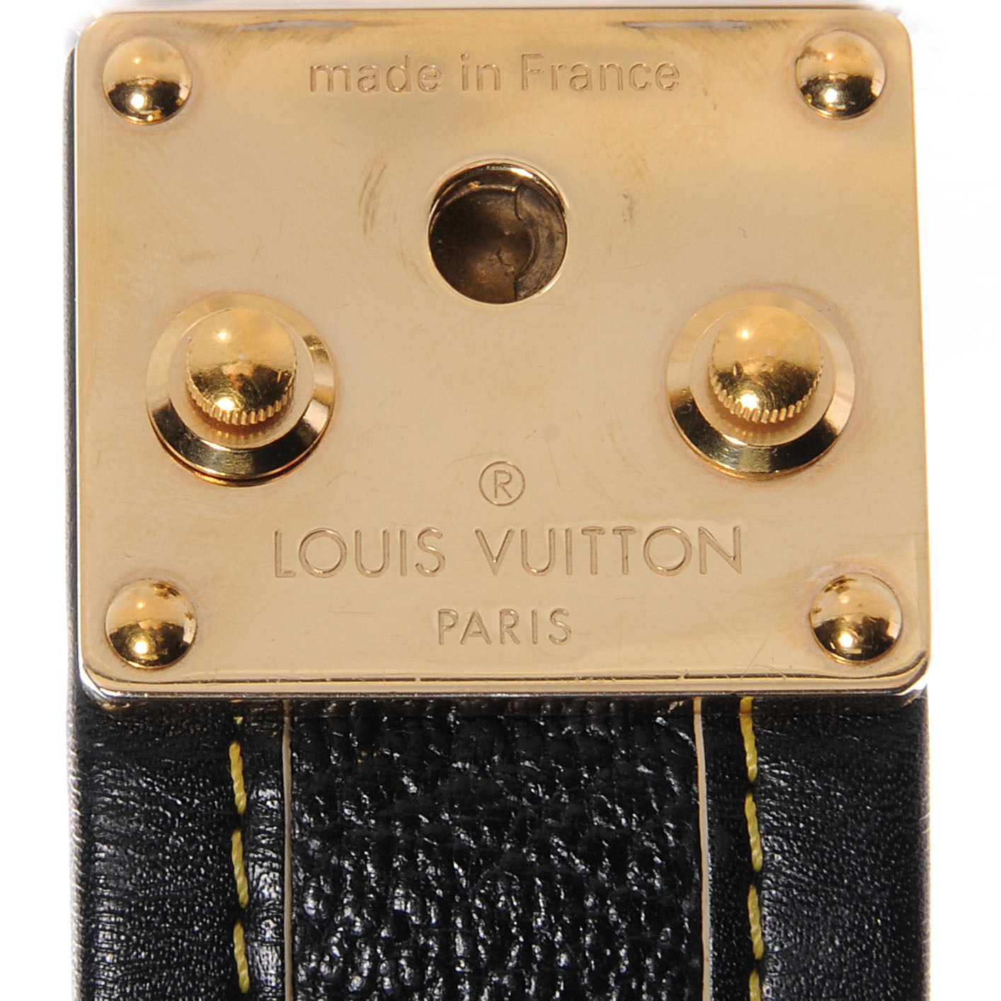 Louis Vuitton Suhali S Lock Bracelet Small Black 7 of 7