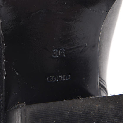 Alexander Wang Calfskin Studded Kori Cutout Boots 36 Black 11 of 15