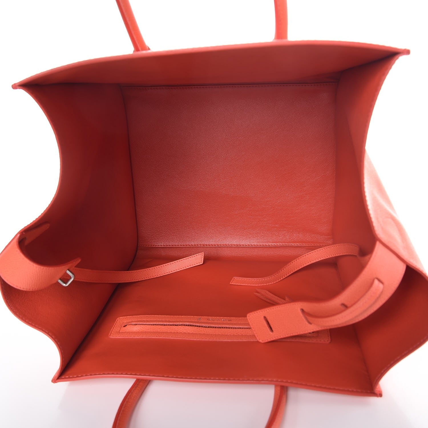 Celine Grained Calfskin Medium Phantom Luggage Coral 5 of 8