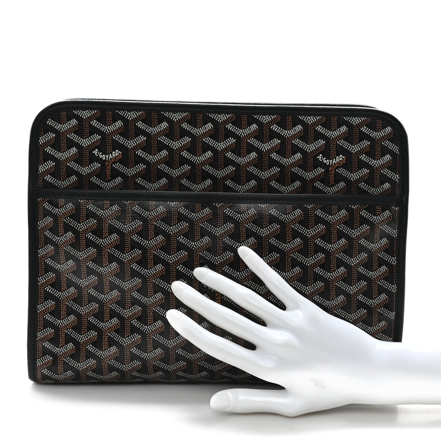 Goyard Goyardine Jouvence GM Toiletry Pouch Black 2 of 7