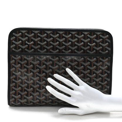 Goyard Goyardine Jouvence GM Toiletry Pouch Black 2 of 7