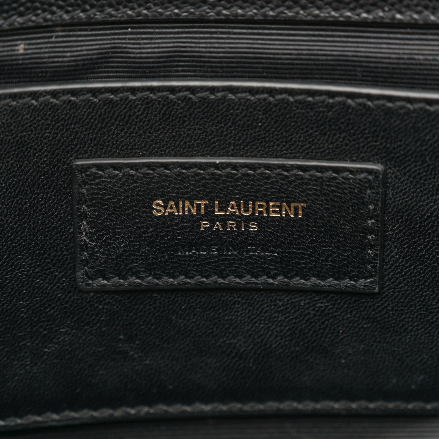 Saint Laurent Grain De Poudre Medium Classic Monogram Kate Satchel Black 6 of 15