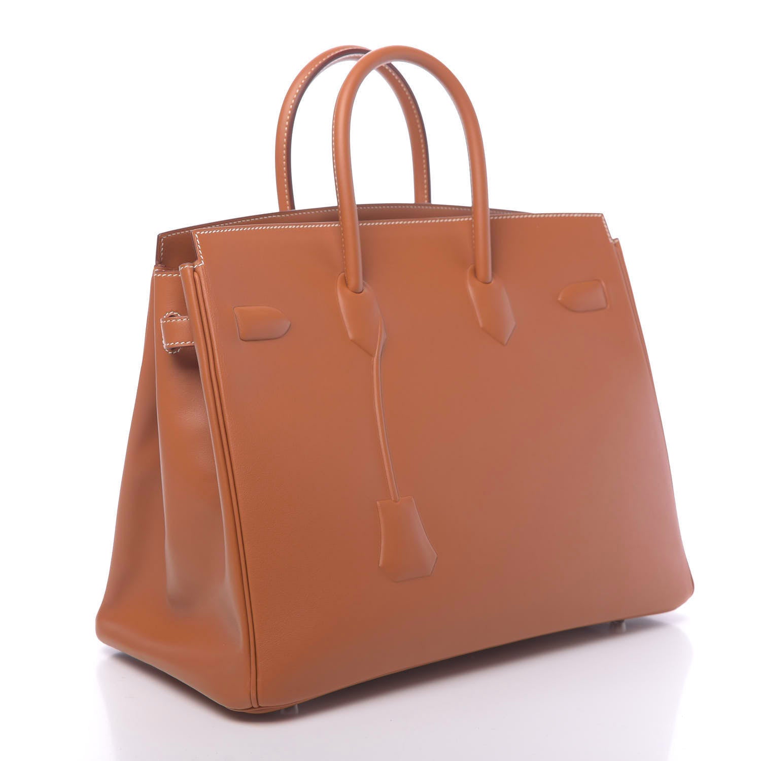 Hermes Swift Birkin Shadow 35 Gold 3 of 12