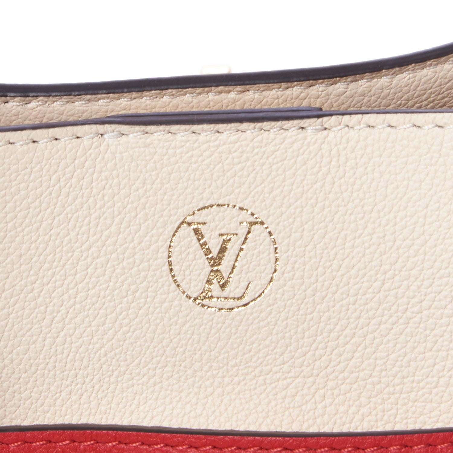 Louis Vuitton Calfskin Monogram On My Side Pirate Red 9 of 10