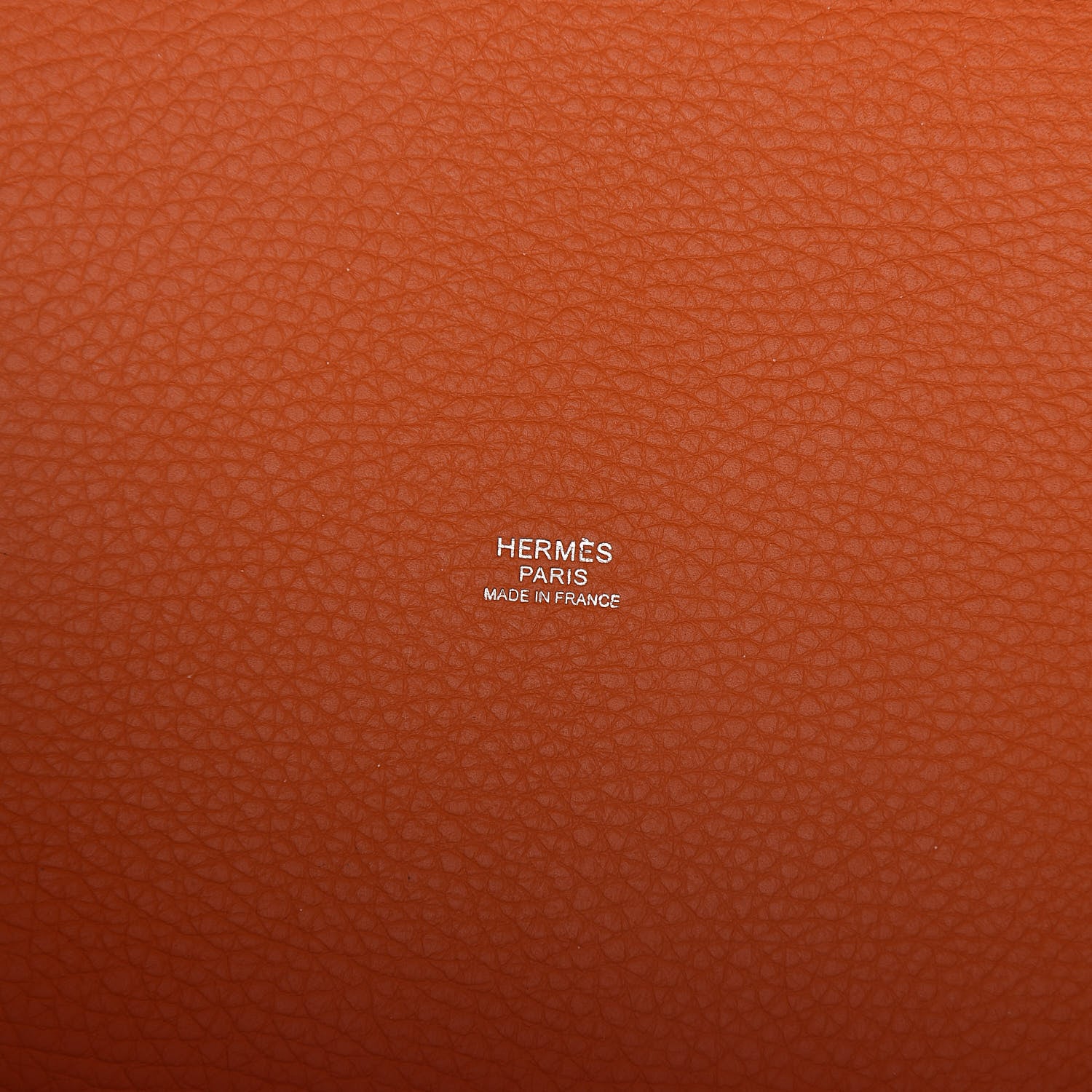 Hermes Taurillon Clemence Picotin Lock 22 MM Orange 6 of 11