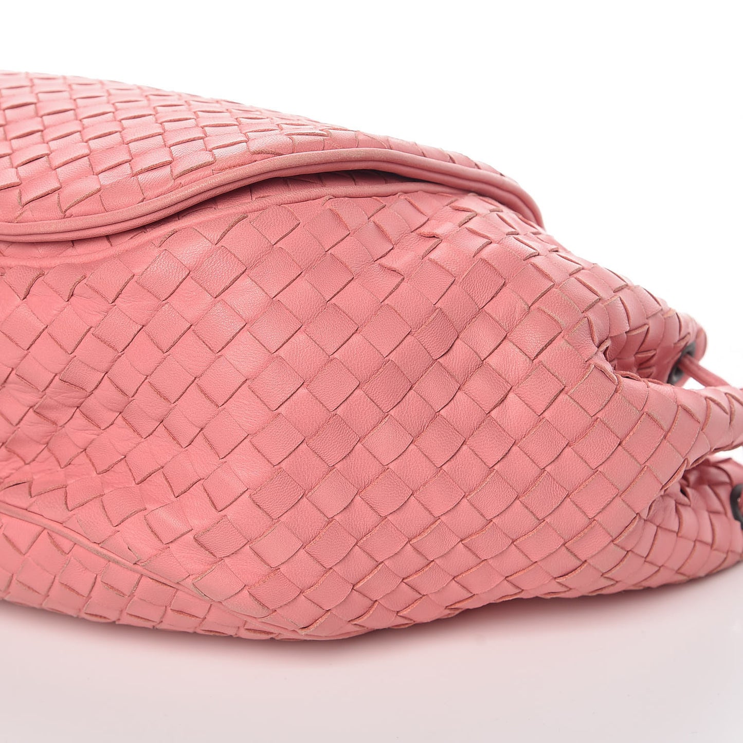 Nappa Intrecciato Messenger Bag Petal Pink