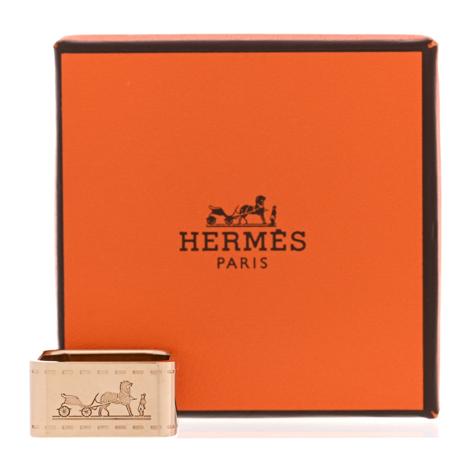 Hermes Permabrass Bolduc Scarf Ring 4 of 4