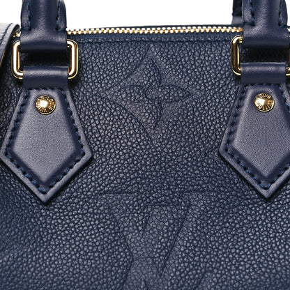Louis Vuitton Empreinte Monogram Giant Speedy Bandouliere 20 Navy 7 of 9