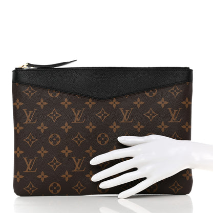 Louis Vuitton Monogram Daily Pouch Black 2 of 9