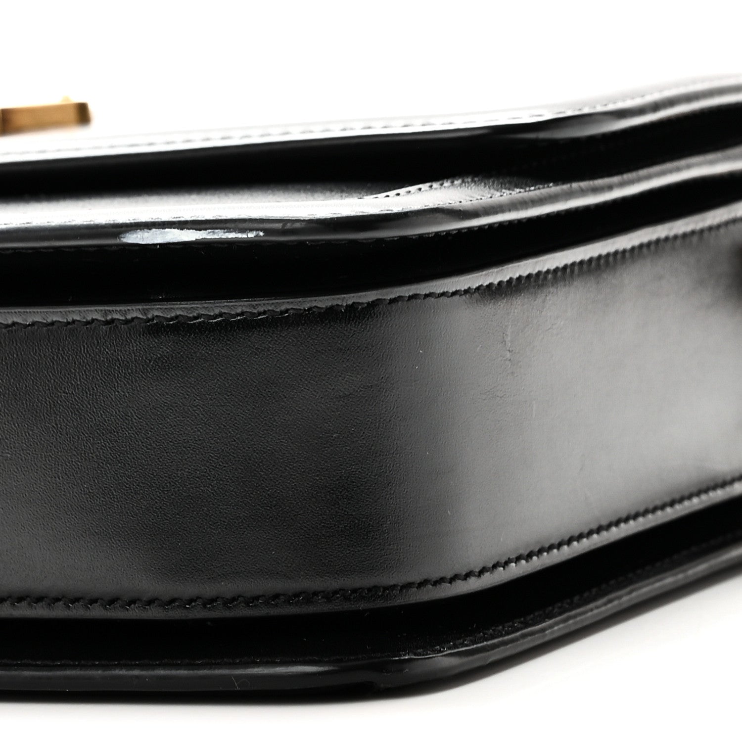 Saint Laurent Box Calfskin Monogram Medium Solferino Satchel Black 9 of 10