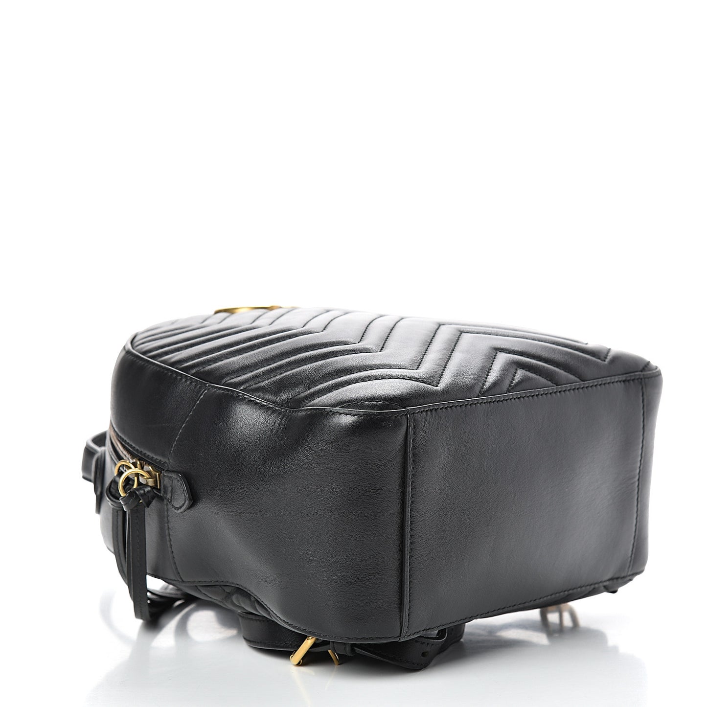 Calfskin Matelasse GG Marmont Dome Backpack Black