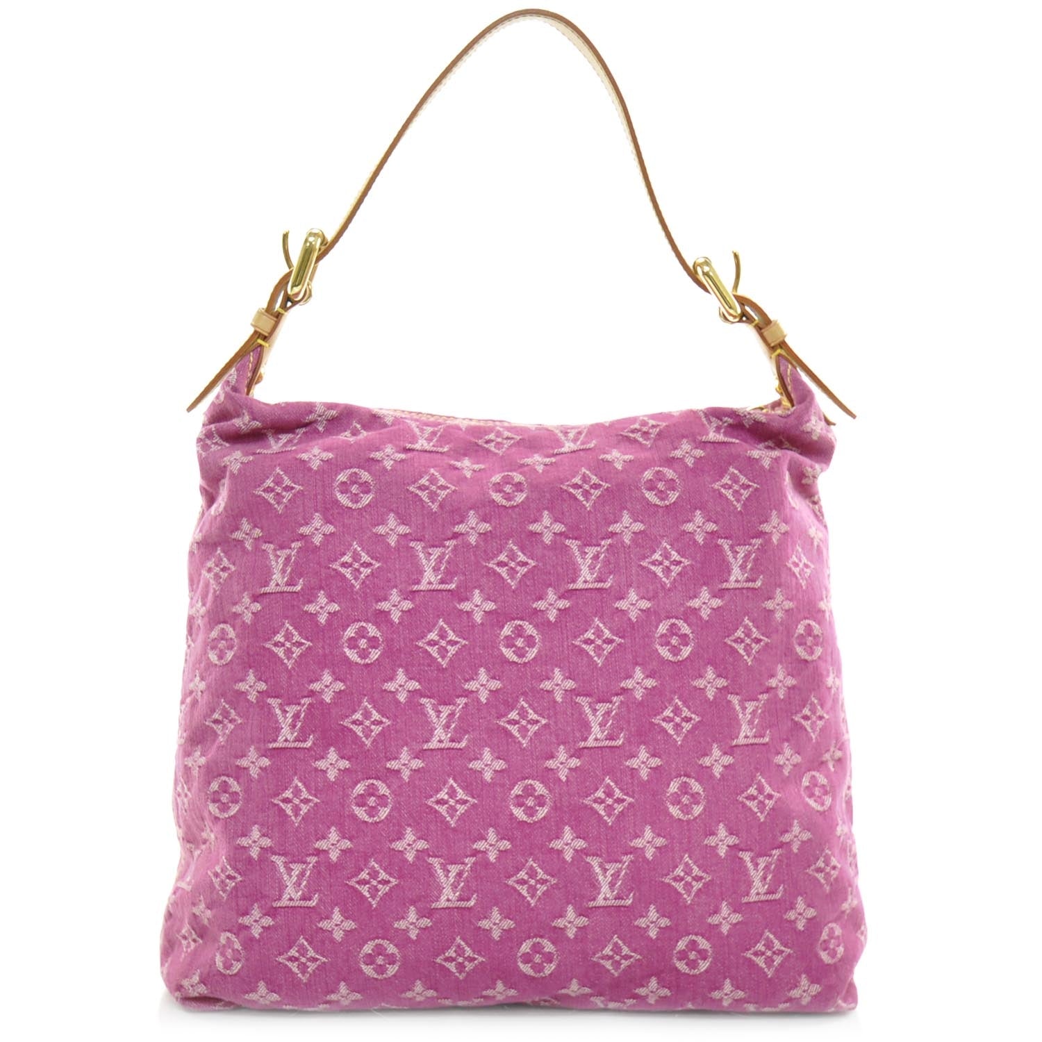 Louis Vuitton Denim Baggy GM Fuchsia 4 of 6