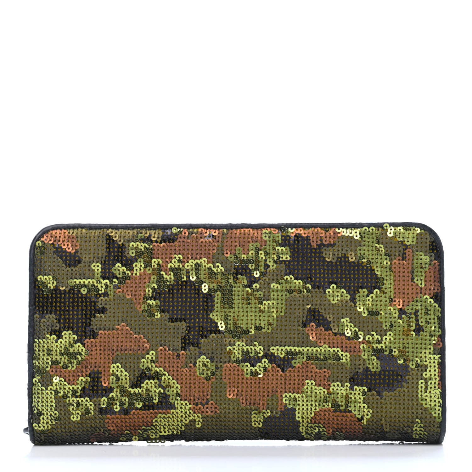 Prada Sequin Camouflage Continental Wallet Mimetico 2 of 4