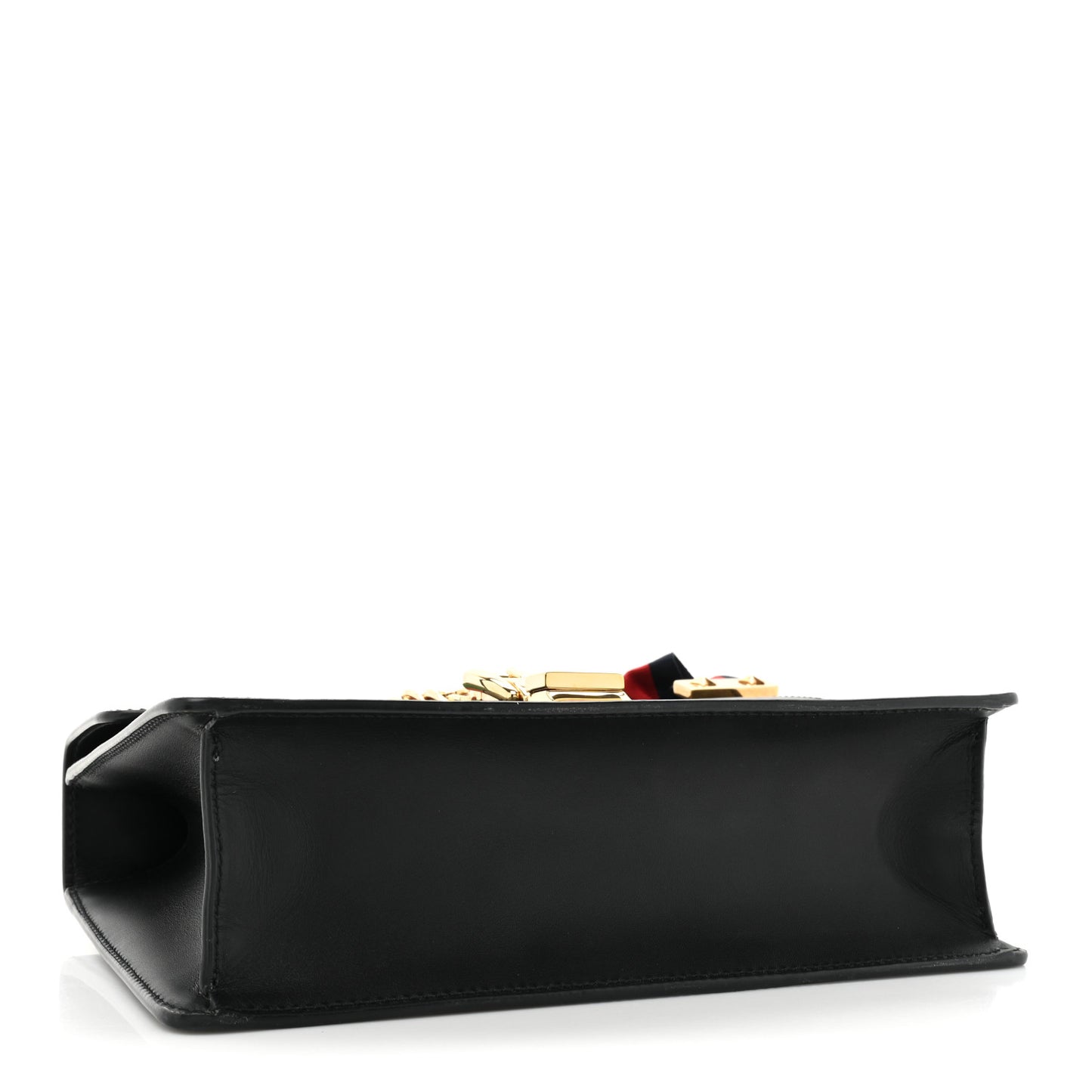Calfskin Small Sylvie Shoulder Bag Black