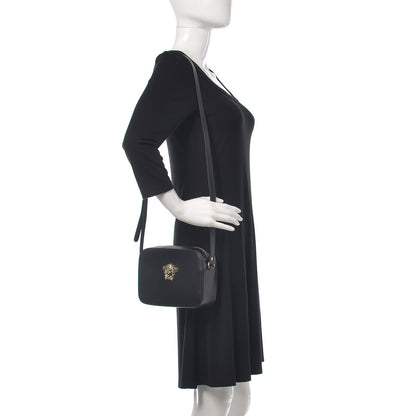 Versace Calfskin Palazzo Camera Bag Black 2 of 10