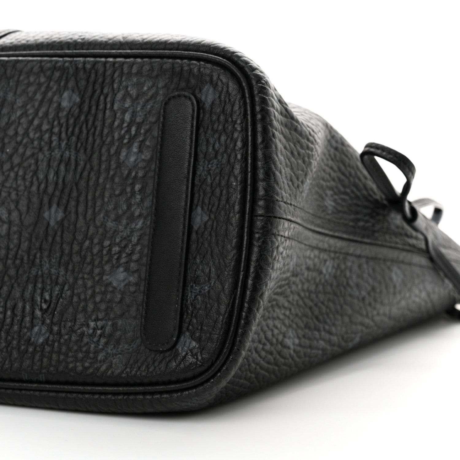 MCM Visetos Medium Liz Reversible Shopper Tote Black 17 of 29