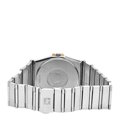 Omega Stainless Steel 18K Yellow Gold 33mm Constellation Quartz Watch Champagne 396.1075 3 of 4