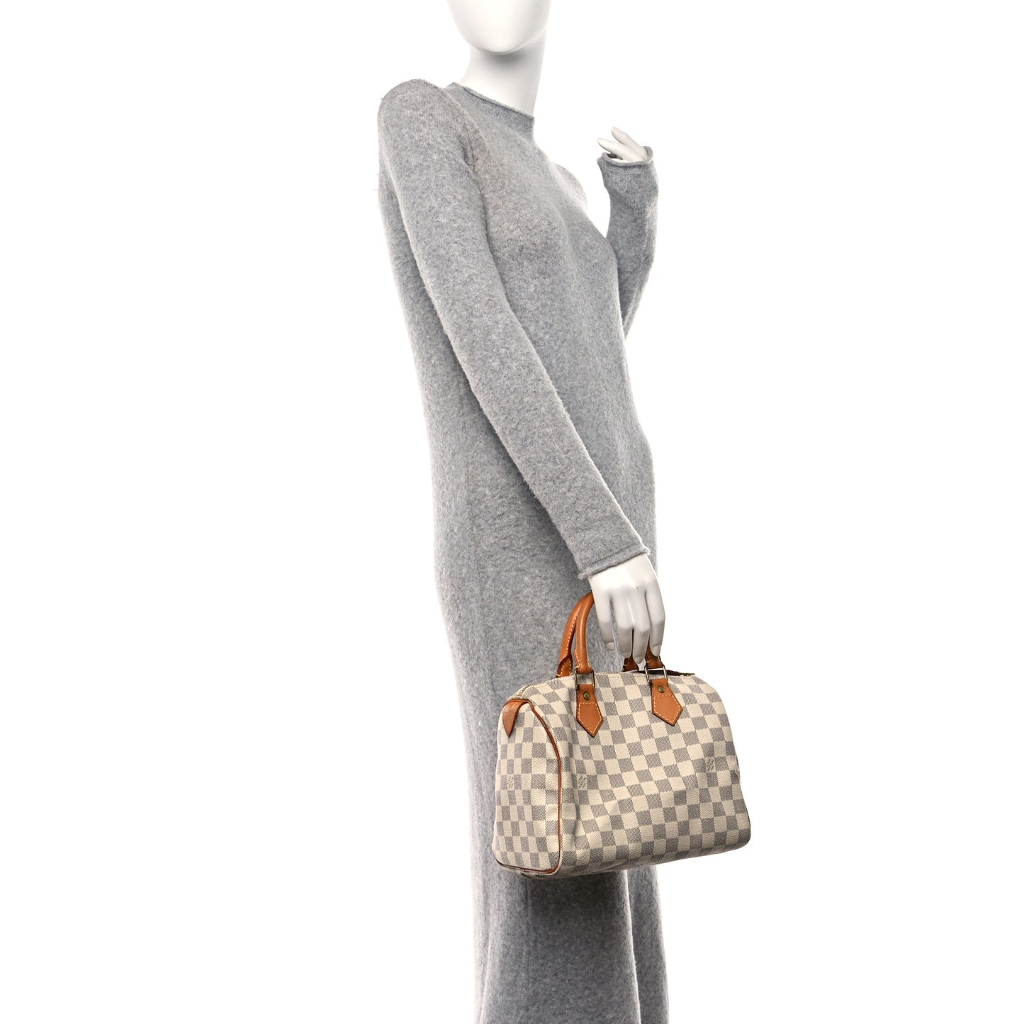 LOUIS VUITTON Damier Azur Speedy 25