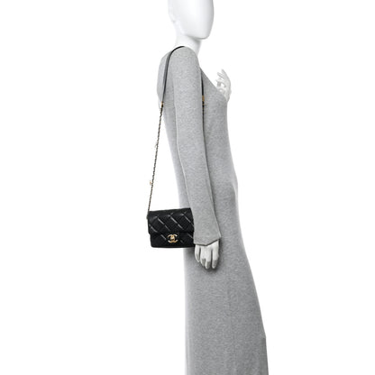 Chanel Caviar Quilted Mini Twist Your Buttons Flap Black 2 of 11
