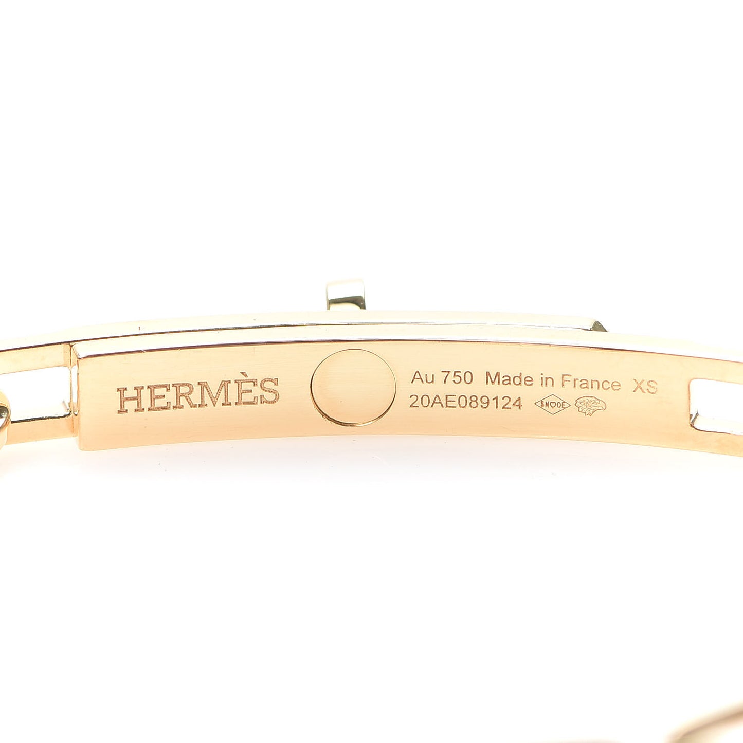 18K Yellow Gold Diamond PM Kelly Chaine Bracelet XS
